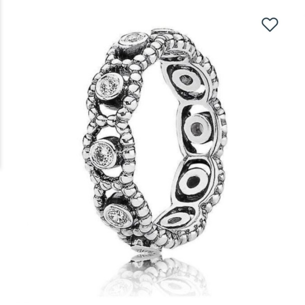Pandora 925 Silver Her Majesty Ring